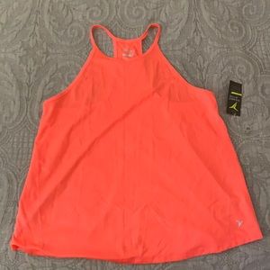 Orange/coral old navy active tank- go dry